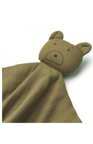 Ковдрочка-засинайка з мусліну Liewood Robbie multi muslin cloth bear lw12974 bear фото