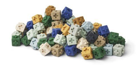 Силіконовий конструктор Liewood Links Building Blocks 100-pack lw14995 фото
