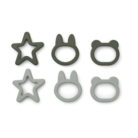 Формочки для печива Liewood Andy cookie cutter 6-pack lw13051 фото