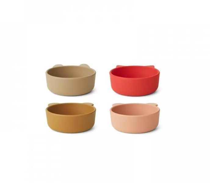 Набір мисок Liewood Iggy Silicone Bowls 4 pack lw12846 фото