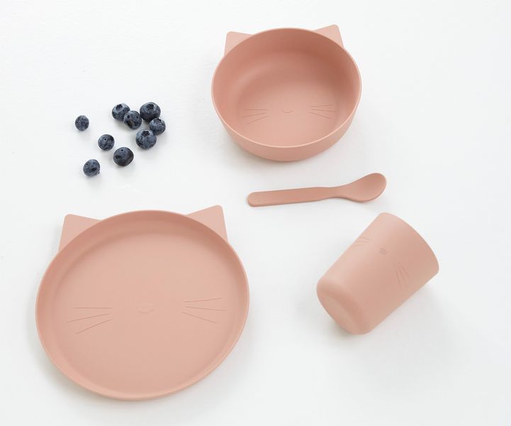 Набір посуду Liewood Paul tableware set- cat lw13091 фото