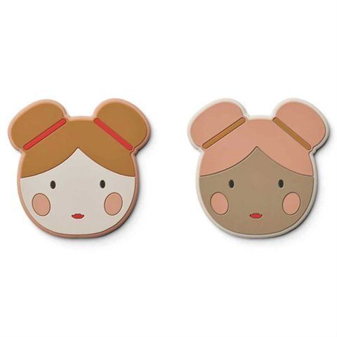 Силіконовий прорізувач гризунець Liewood Gia teether 2- pack lw14222 фото