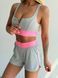 Комплект для фітнесу та тренувань топ та шорти Artists Proof kris grey set top+shorts фото 1