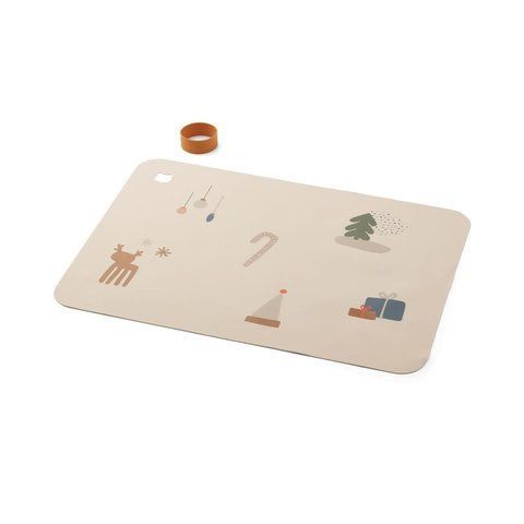 Силіконовий килимок для їжи Liewood Jude placemat lw14436 фото