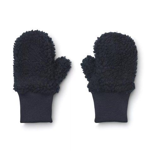 Рукавиці ворсові Liewood Coy pile mittens lw15007 blue фото