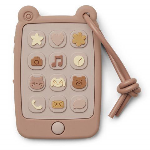 Силіконовий прорізувач гризунець Liewood Thomas mobile phone lw12933 фото