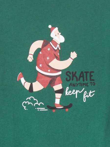 Лонгслив Kiabi зелений ARC80 skate фото