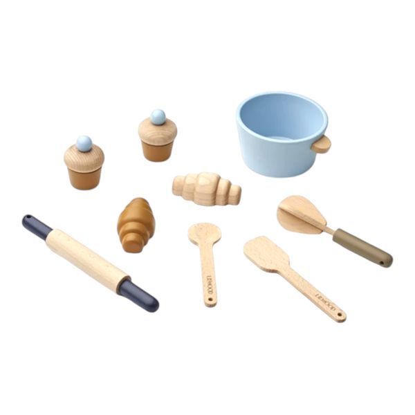 Ігровий дерев'яний набір для випічки Liewood Lisbeth baking play set lw15072  фото