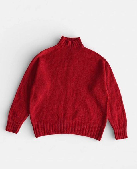 Светр в'язаний New collection New collection 1633 red фото