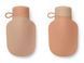 Набір силіконових пляшок для смузі Liewood Silvia smoothie bottle 2 pack lw14311 фото 1