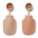 Набір силіконових пляшок для смузі Liewood Silvia smoothie bottle 2 pack lw14311 фото 2