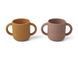 Набір чашок Liewood Gene Silicone cup 2-pack lw14155 rose фото 1