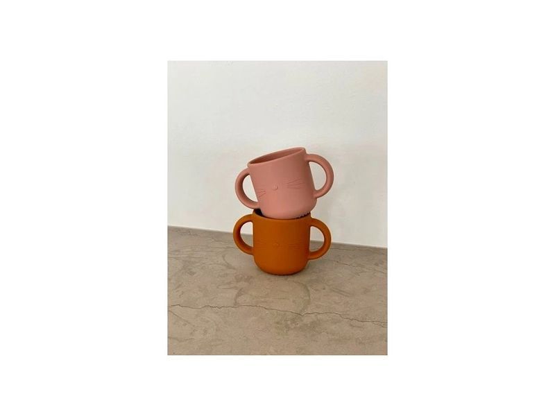 Набір чашок Liewood Gene Silicone cup 2-pack lw14155 rose фото