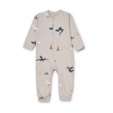 Ромпер Liewood Birk printed pyjamas jumpsuit lw14704 фото