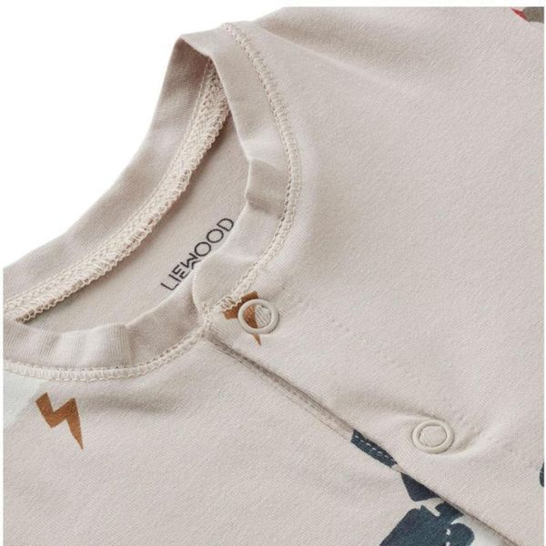 Ромпер Liewood Birk printed pyjamas jumpsuit lw14704 фото