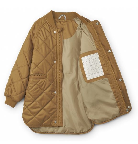 Термокуртка Liewood Sam long thermo jacket lw14272 caramel фото