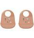 Дитячий слюнявчик набір з 2 штук Liewood Tilda Silicone Bib Fruit Pale Tusca lw14157 фото 1