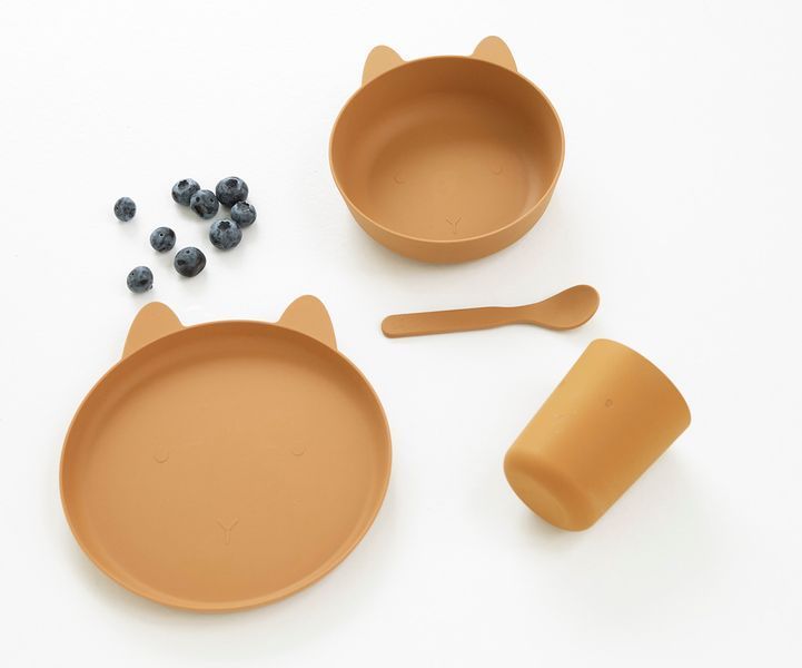 Набір посуду Liewood Paul tableware set- rabbit lw13091 фото