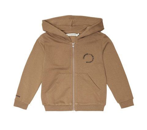 Худі на блискавці Liewood Baldur hoodie lw14988 oat фото