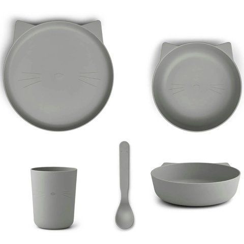 Набір посуду Liewood Paul tableware set- cat lw13091 фото