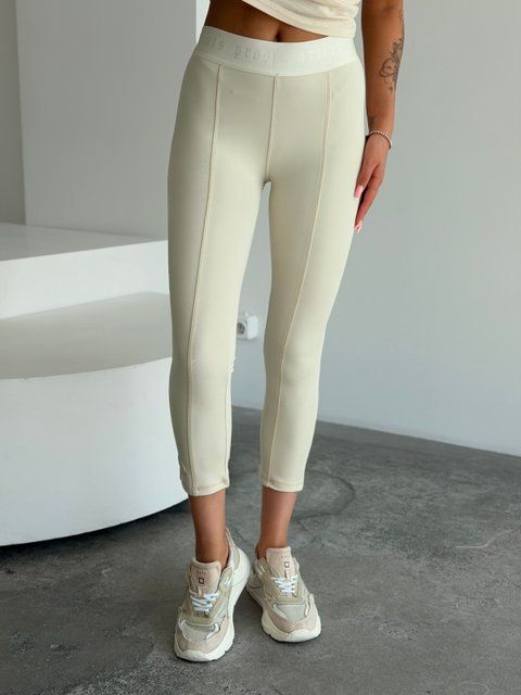 Легінси Artists Proof kris beige leggings фото